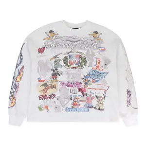 ALL OVER PRINT THERMAL WHITE T-SHIRT