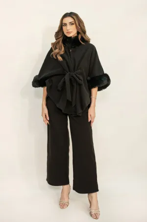 Autumn Winter '24 - Sabiha Black Textured Suit