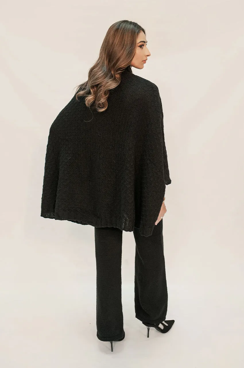 Autumn Winter '24 - Sabiha Black Textured Suit