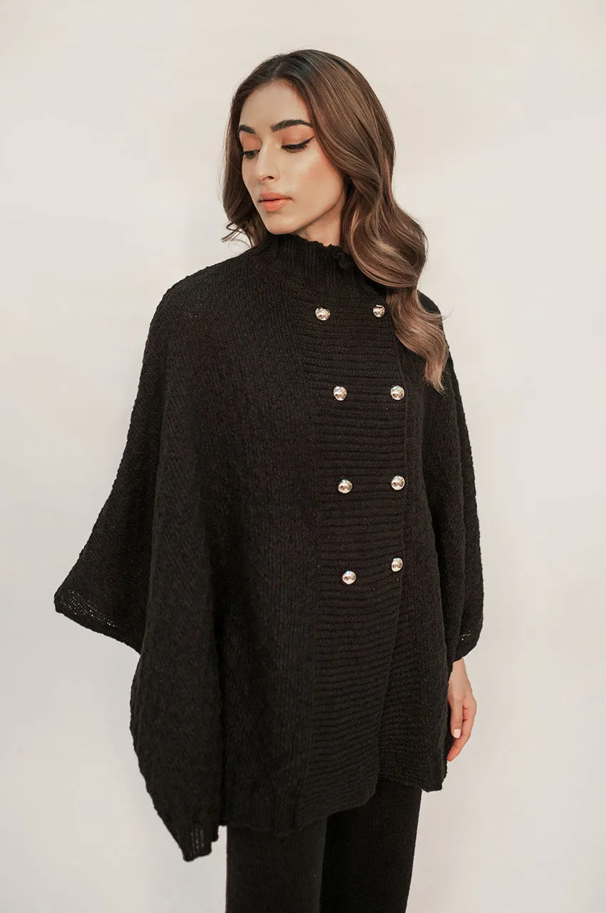 Autumn Winter '24 - Sabiha Black Textured Suit