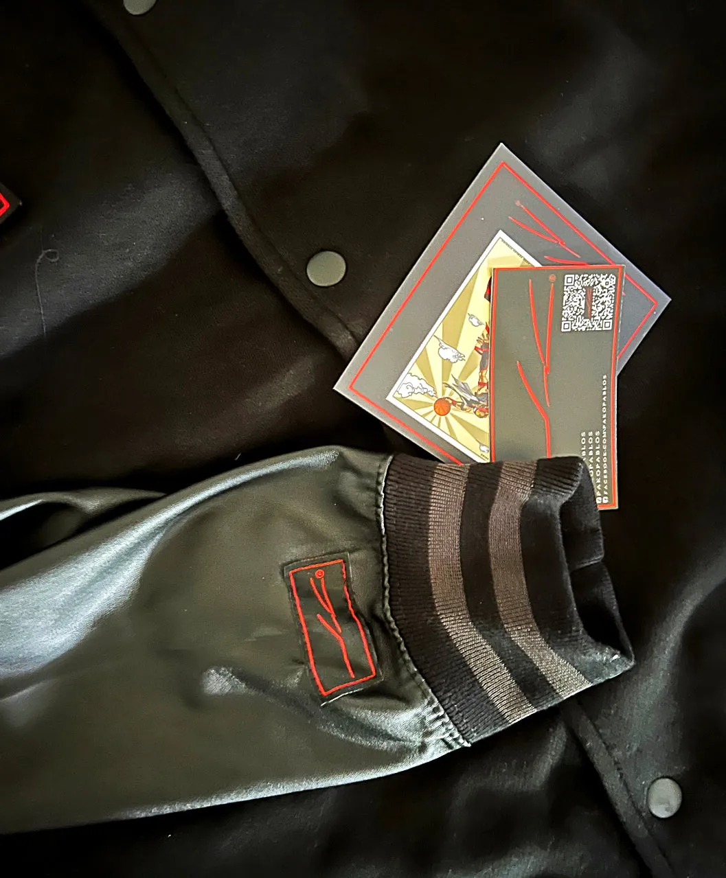 Black on Black Origins Bomber Jacket