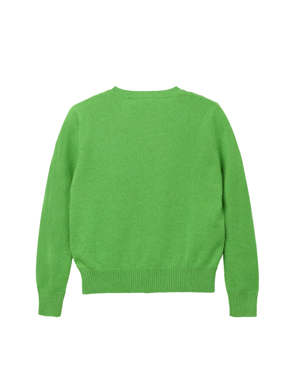 Kids Crew Neck Sweater_Green