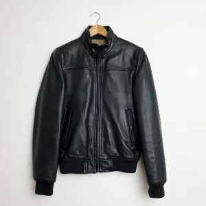 Marlboro Classic Leather Bomber - S