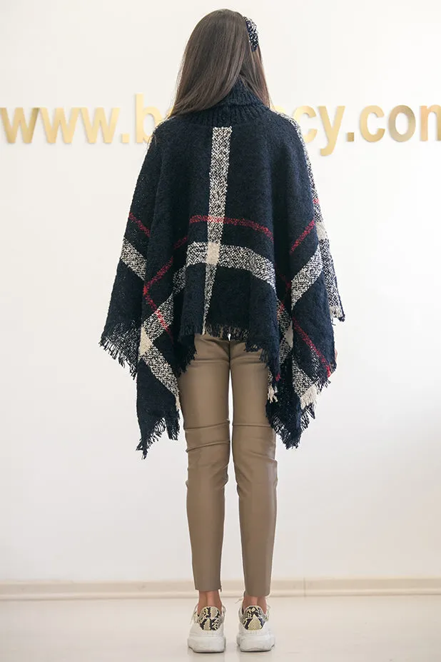 Queencii – Elta Cape Dark Blue