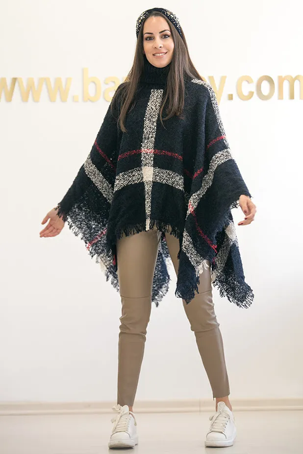 Queencii – Elta Cape Dark Blue