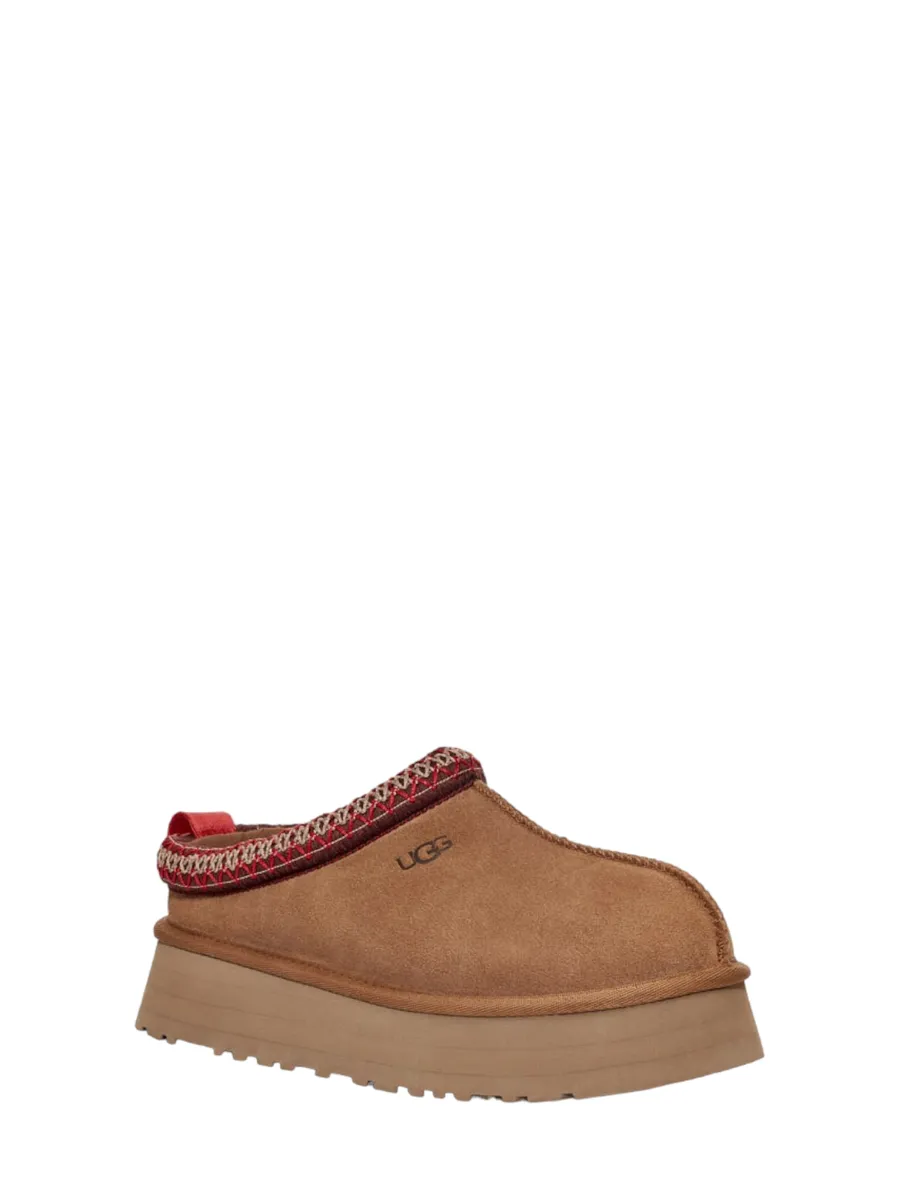 Sabot Tazz  in Pelle Scamosciata con Suola Plateau