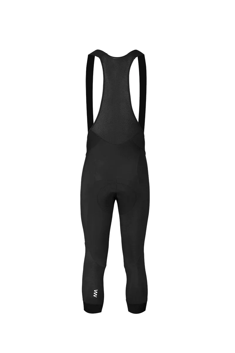 Scale Mens Thermal 3/4 Bib Knickers Black by Suarez
