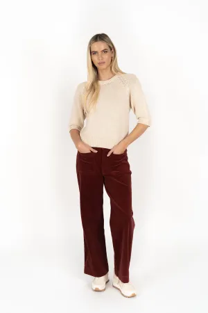 Suki Cord Pant / Rust
