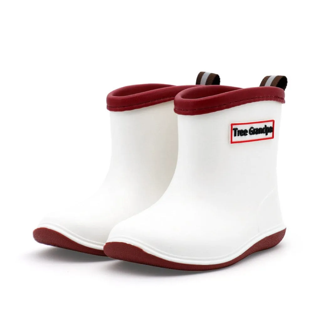 Tree Grandpa Solid Color Rain Boots