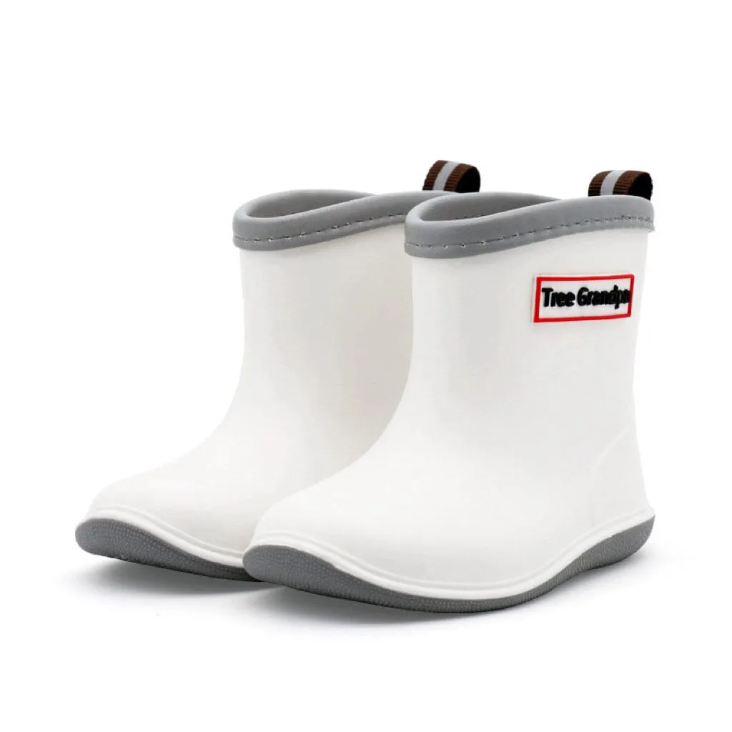 Tree Grandpa Solid Color Rain Boots