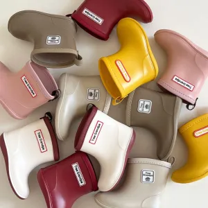 Tree Grandpa Solid Color Rain Boots