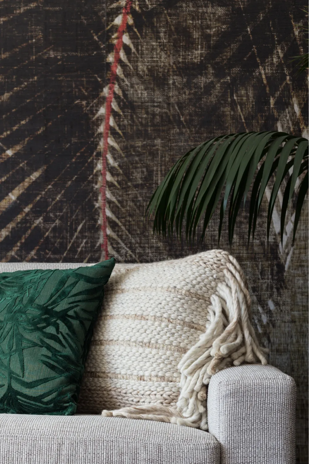 Weaved Woolen Pillows (2) | Zuiver Fringe